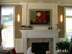 arch mantel molding