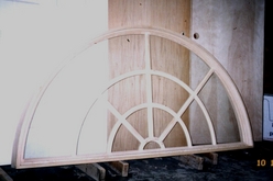 round arch grid sash frame